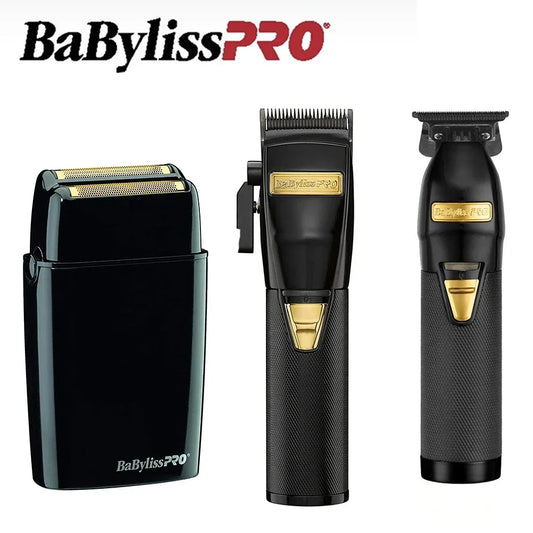 BaByIissPRO BLACKFX Metal Collection Cordless Hair Clipper FX870BN For Professional Barbers and Stylists